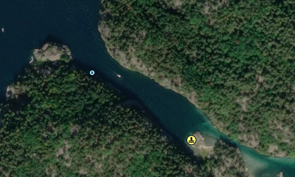 Satelite image of Grunnesund - Lillesand