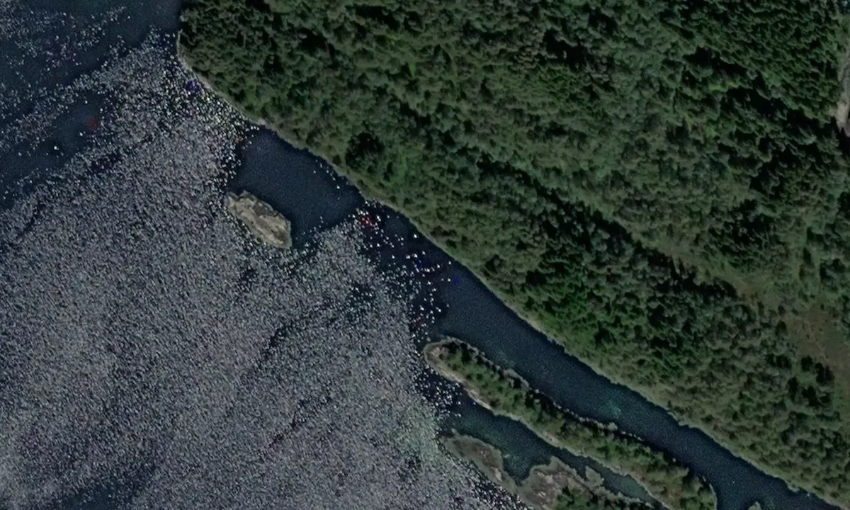 Satelite image of Grunnesundet
