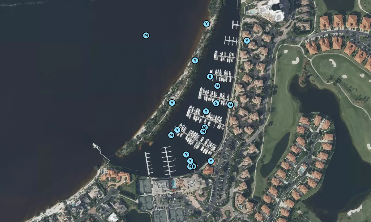 Satelite image of Gulf Harbour Marina - Iona