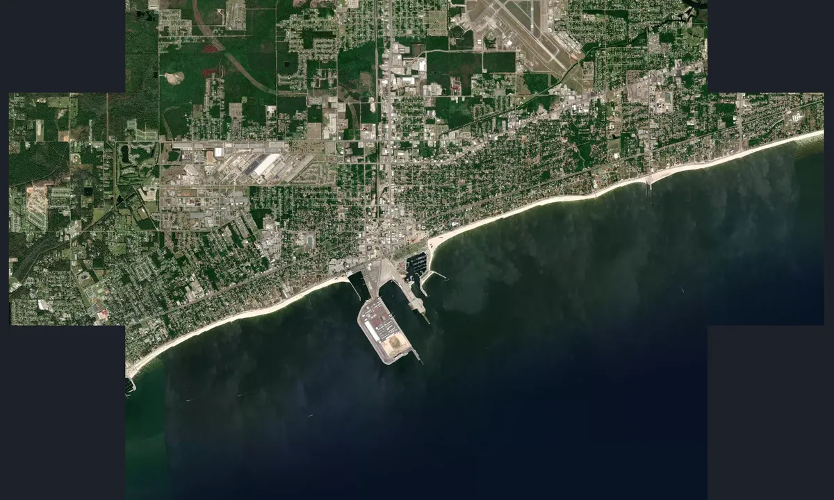 Flyfoto av Gulfport Municipal Marina - Harrison
