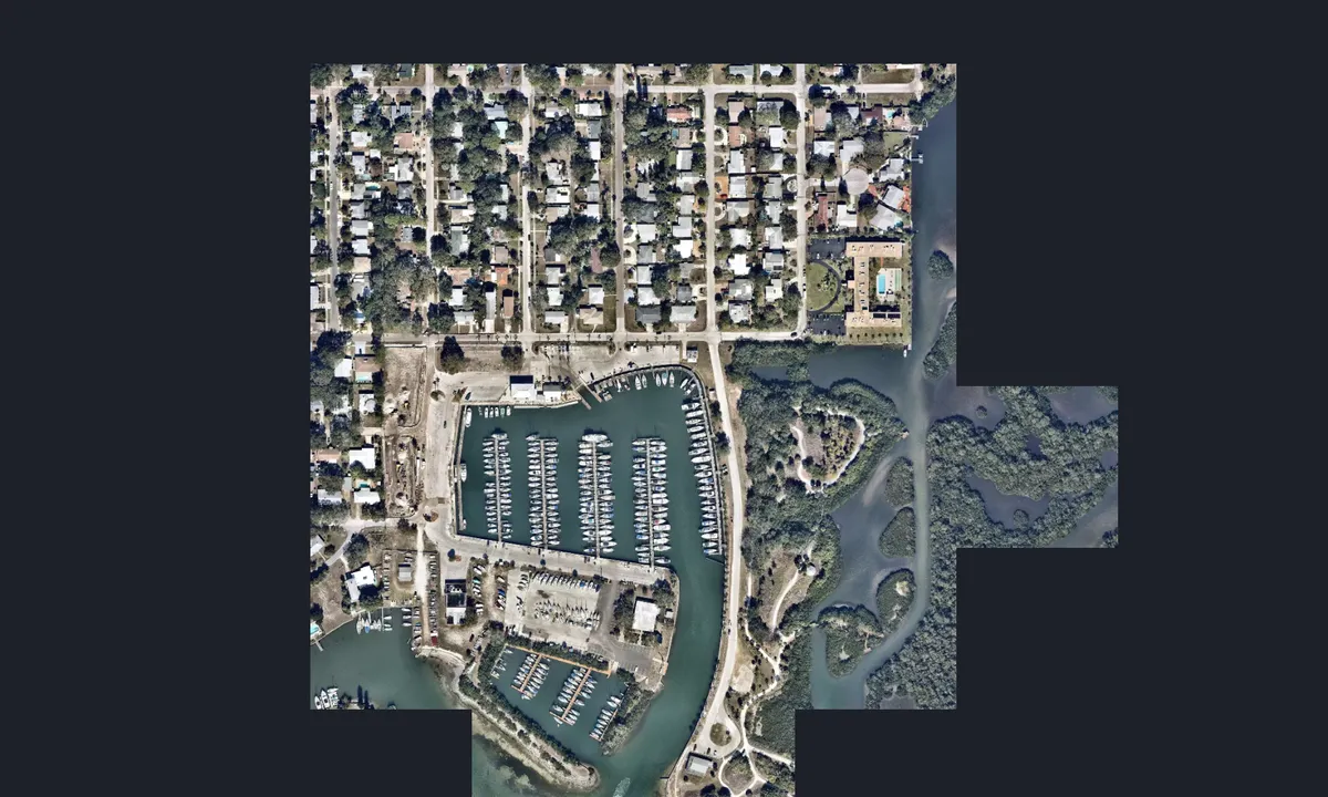 Flyfoto av Gulfport Municipal Marina - St. Petersburg