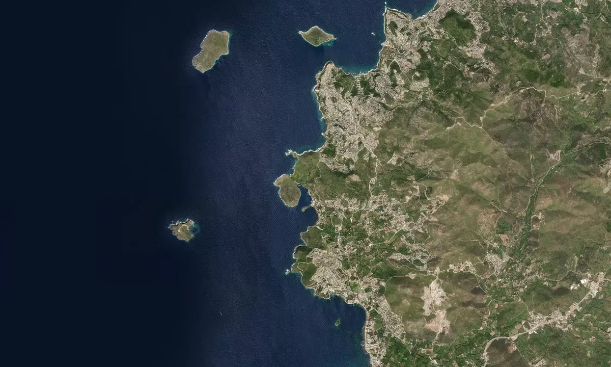 Flyfoto av Gumusluk