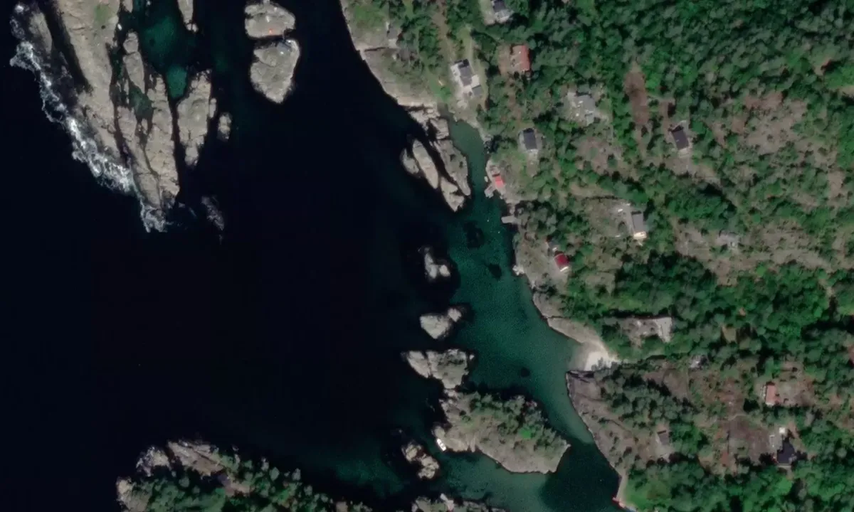 Satelite image of Gunhildskjær