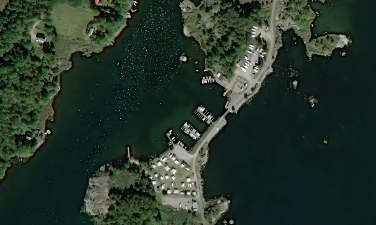 Flyfoto av Gunnön - Mörrum