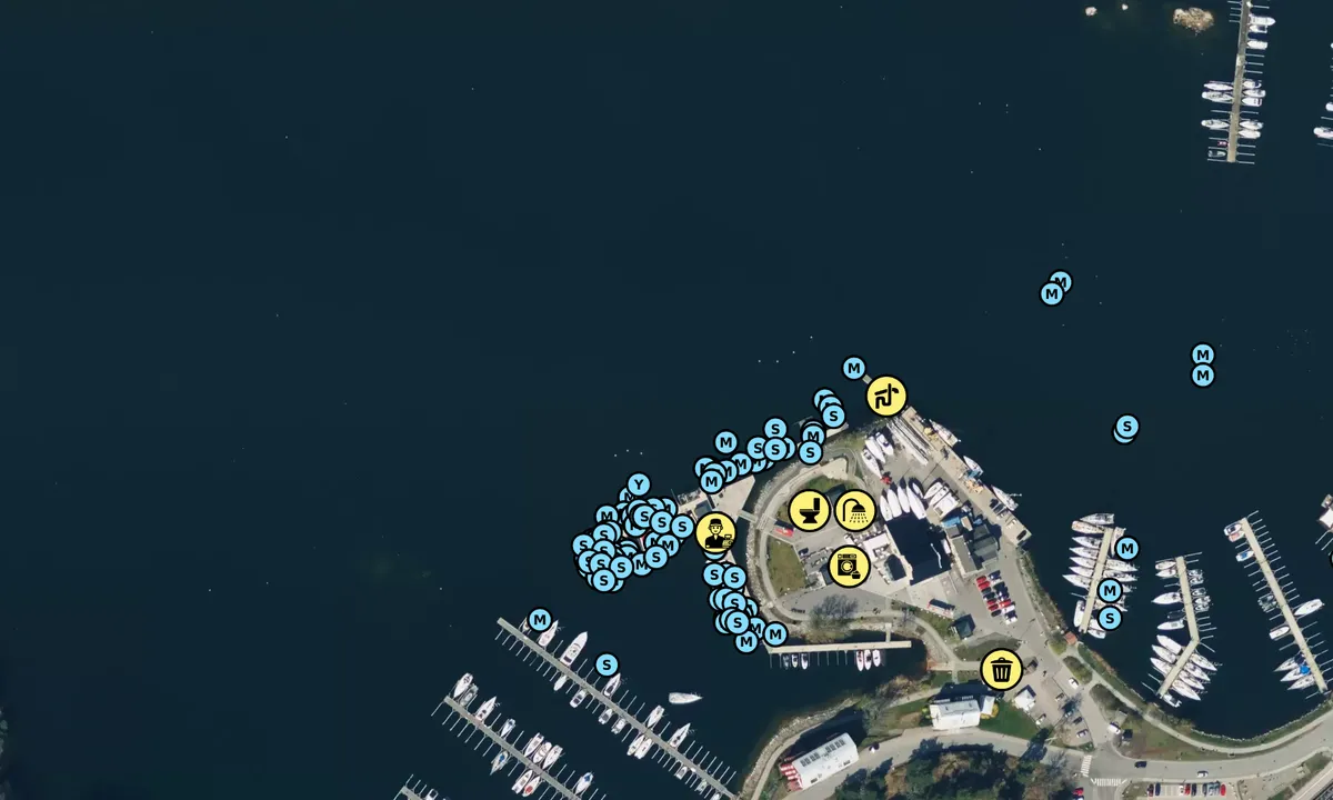 Satelite image of Gustavsbergs Gästhamn - Kattholmen