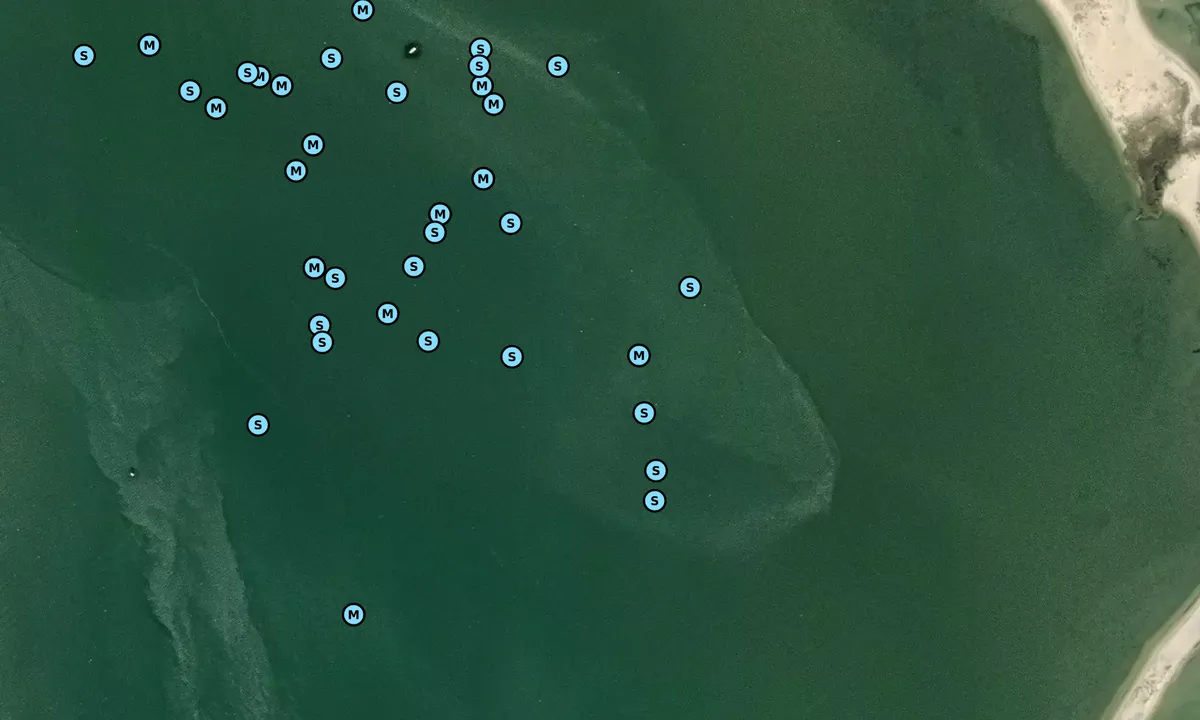 Satelite image of Gwynn Beach
