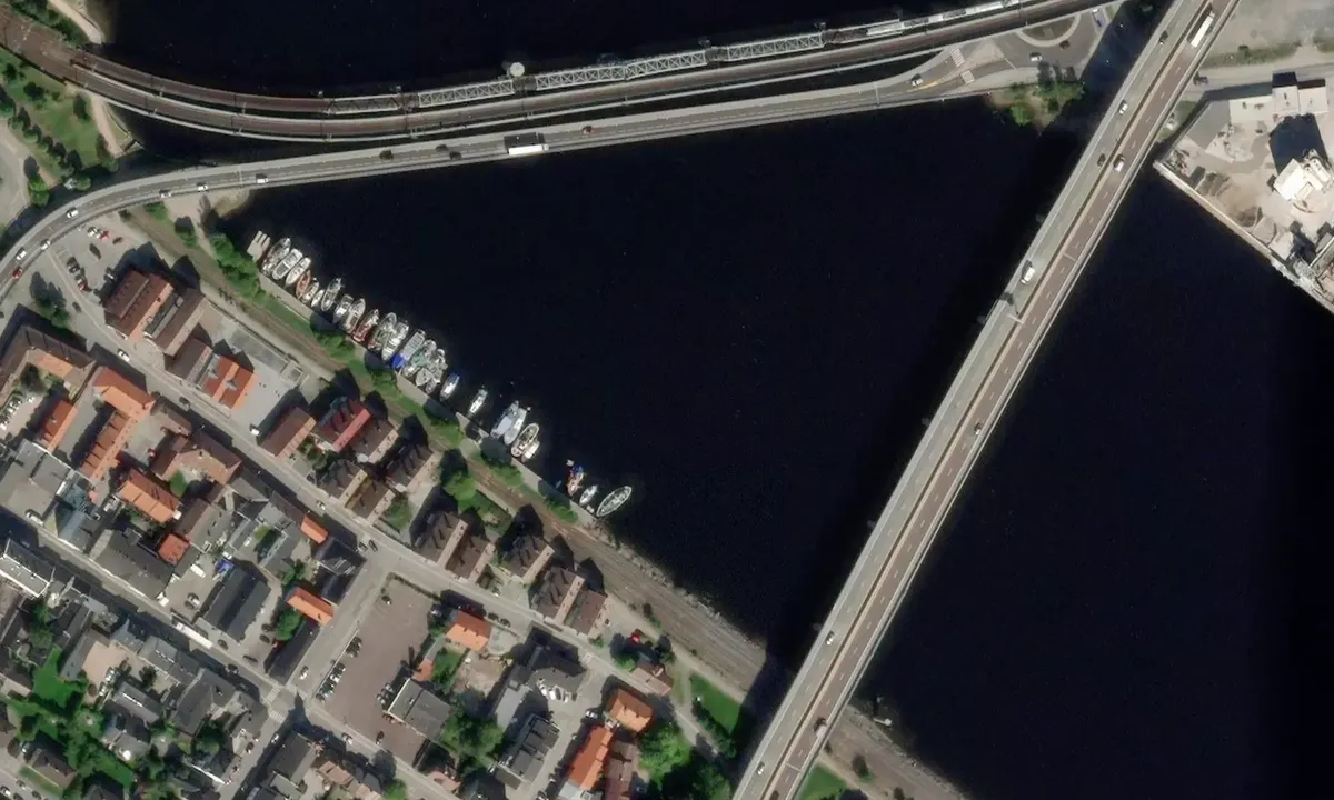 Satelite image of Gyldenløve Brygge
