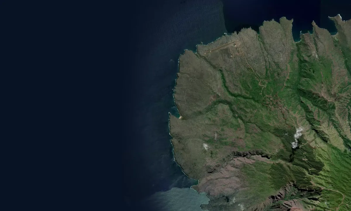 Flyfoto av Haaopu Bay