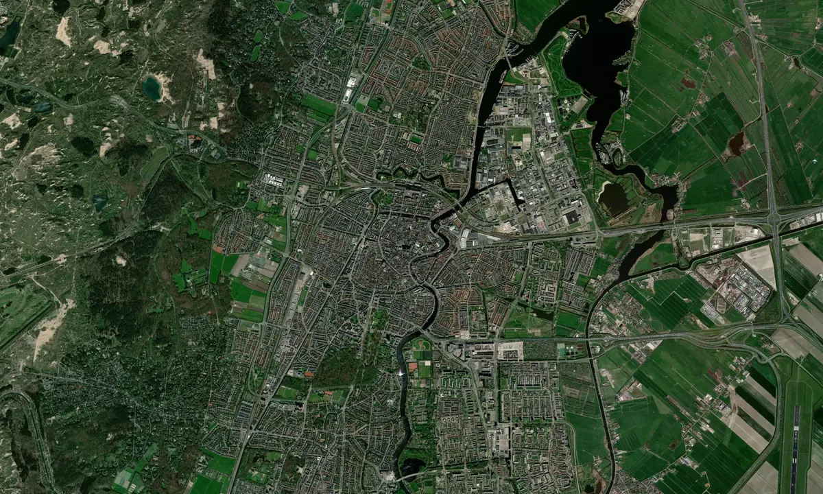 Flyfoto av Haarlem Municipal