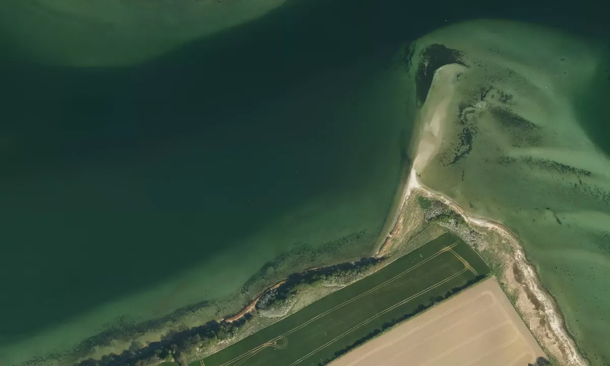 Flyfoto av Haderslev fjord