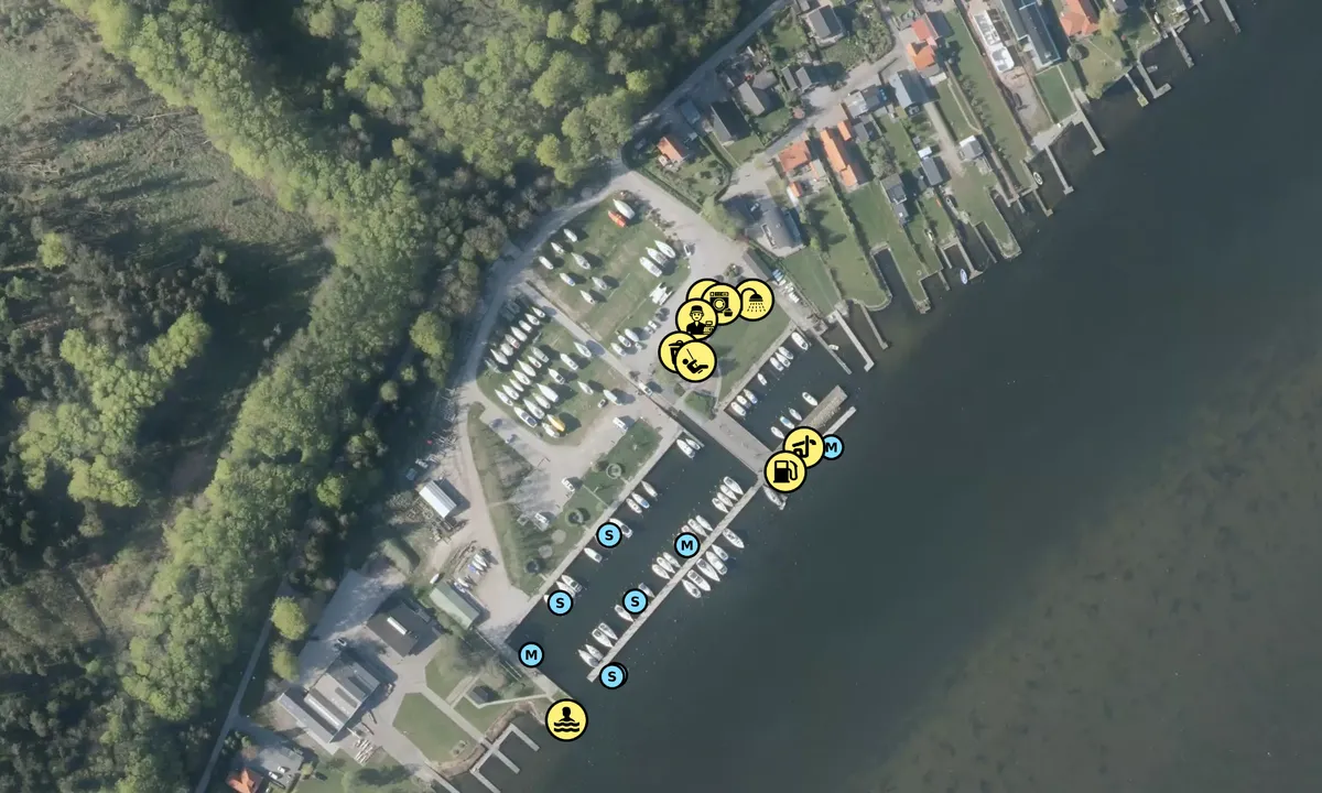 Satelite image of Hadsund Lystbådehavn