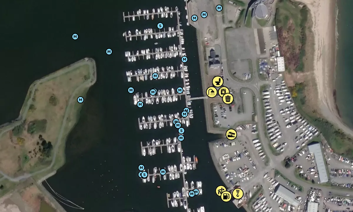 Satelite image of Hafan Pwllheli Marina - Cymru