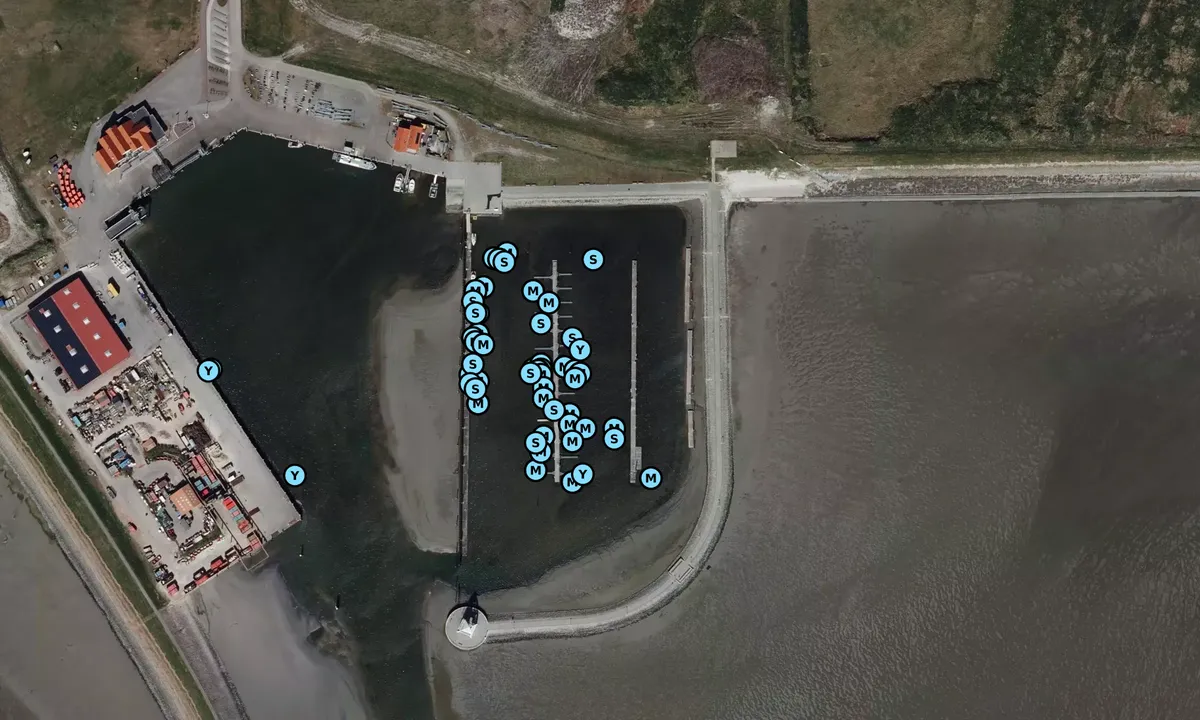 Satelite image of Hafen Juist