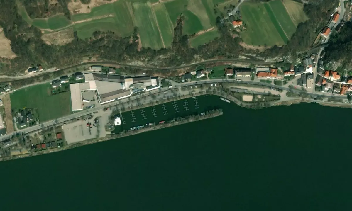 Flyfoto av Hafen Marbach