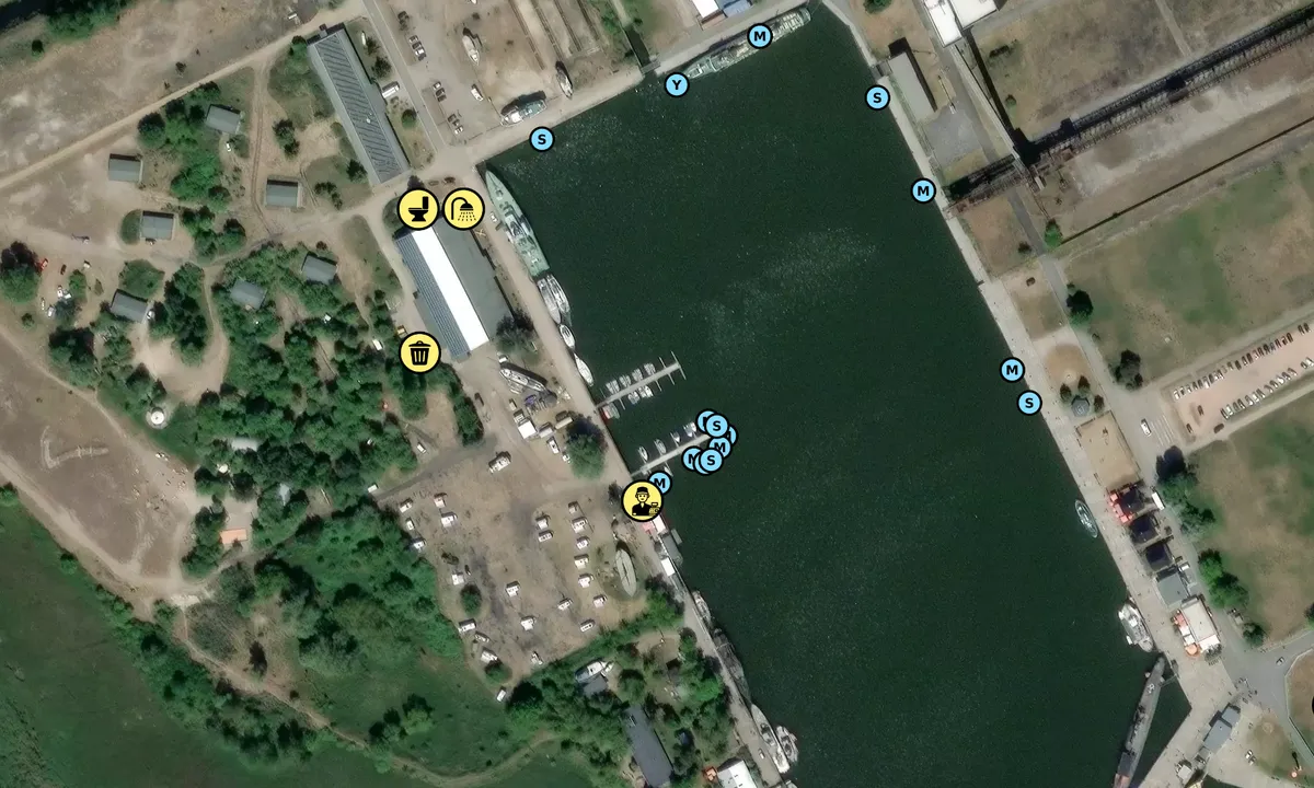 Satelite image of Hafen Peenemunde