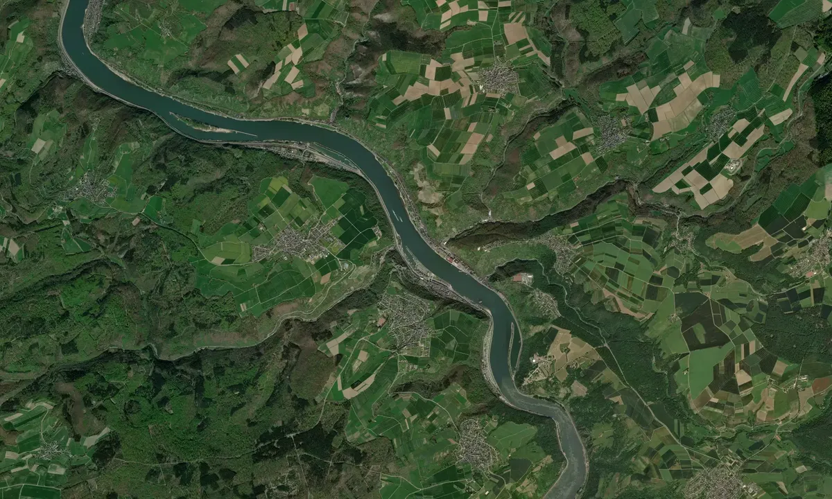 Flyfoto av Hafen St. Goar