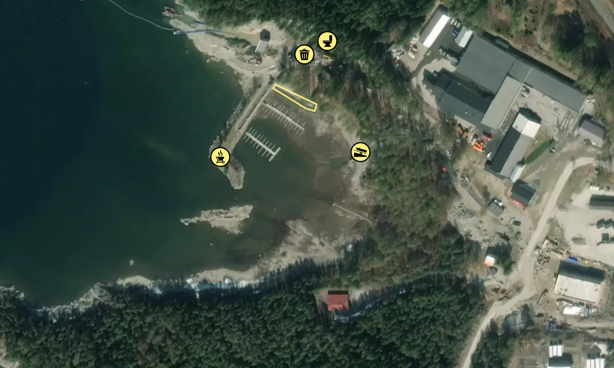 Satelite image of Hagavika Småbåthavn 