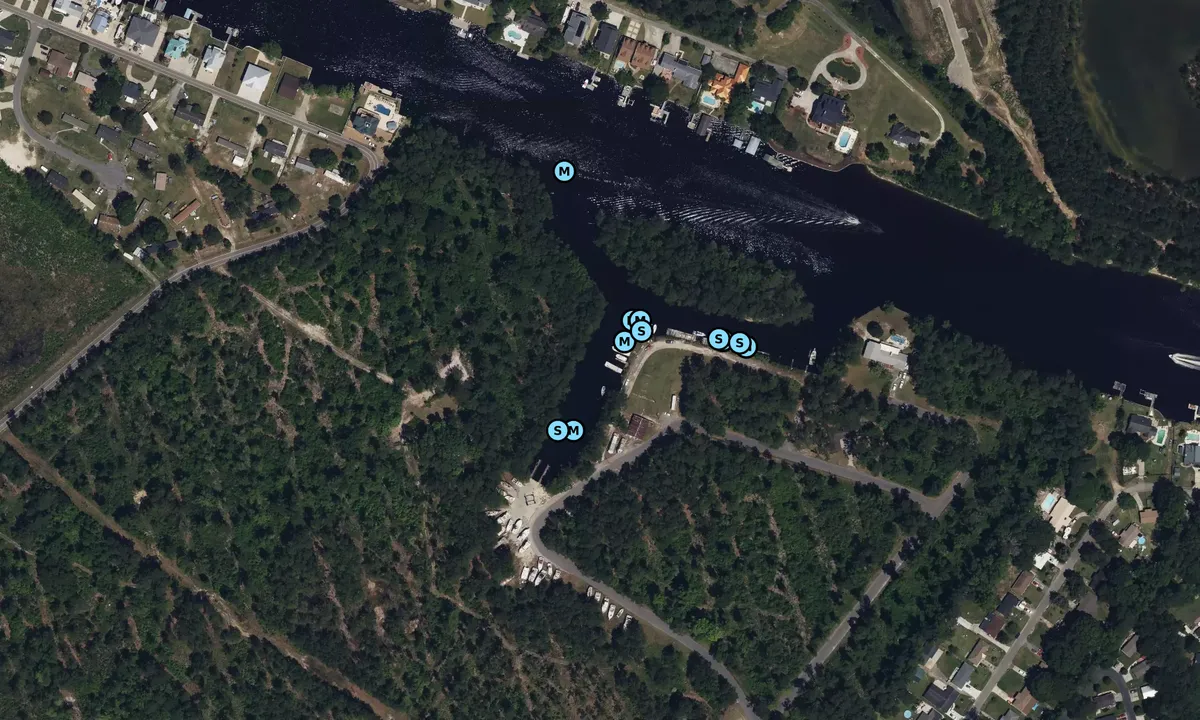 Satelite image of Hague Marina - Socastee