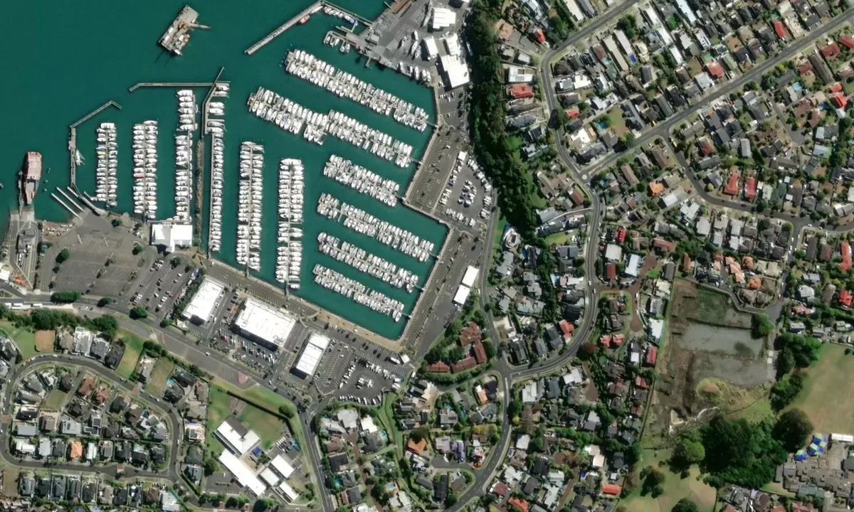 Flyfoto av Half Moon Bay Marina