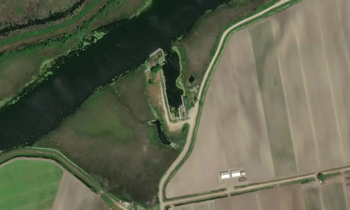 Satelite image of Halfway Haven