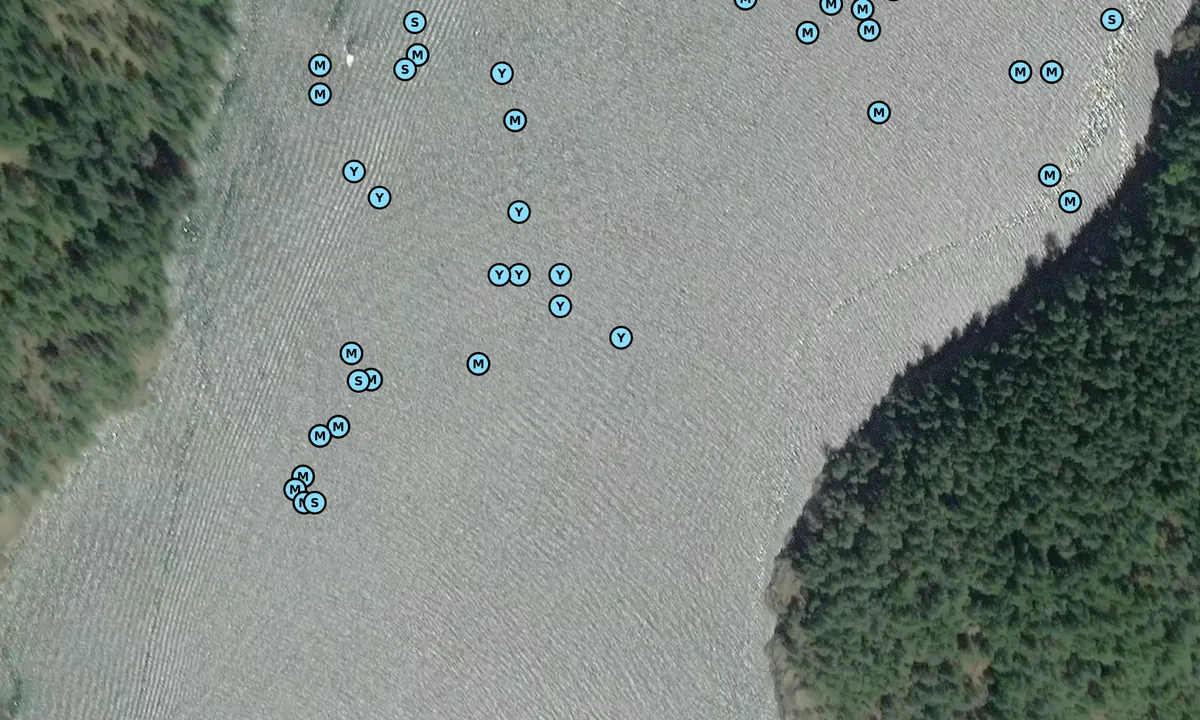 Satelite image of Halkett Bay Marine Park