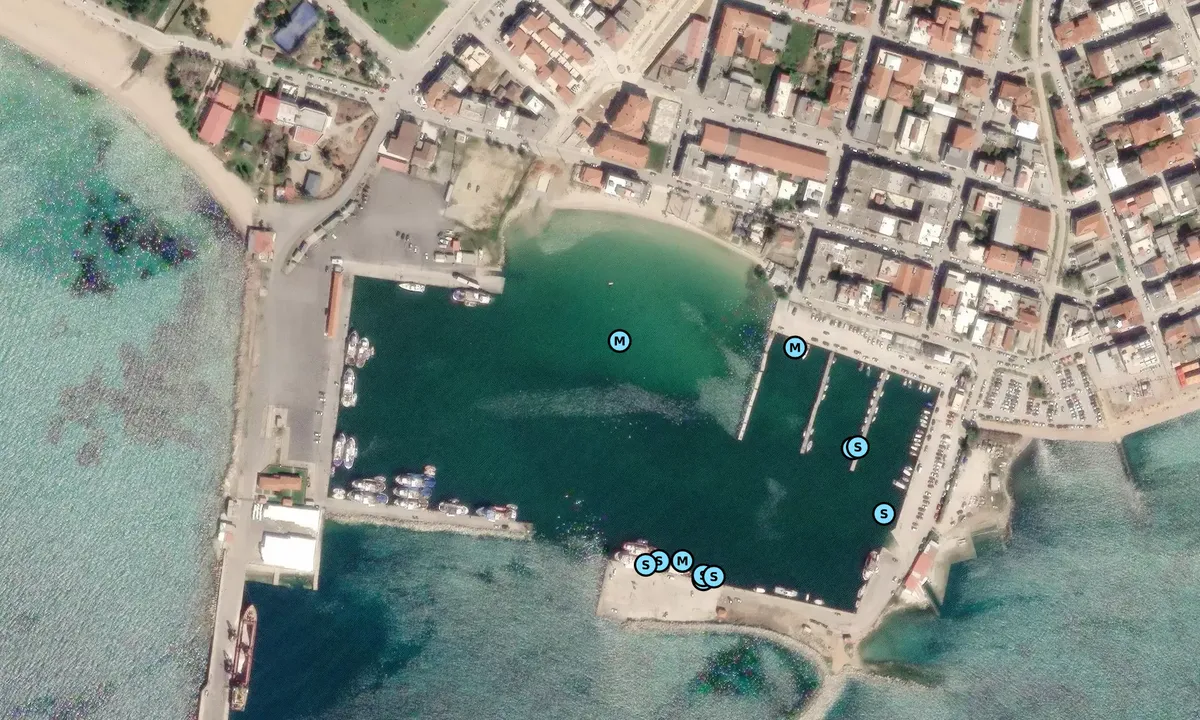 Satelite image of Halkidiki