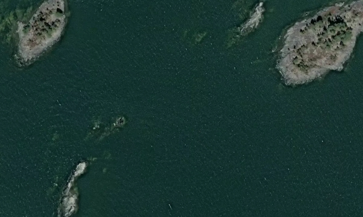 Satelite image of Hälleknaggen