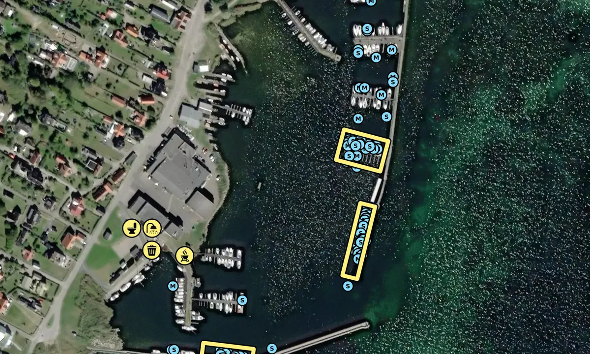 Satelite image of Hällevik Gästhamn