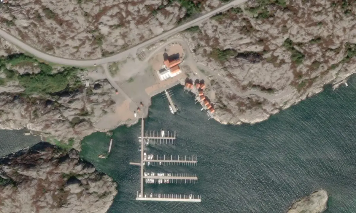 Flyfoto av Hällevik Yacht Club