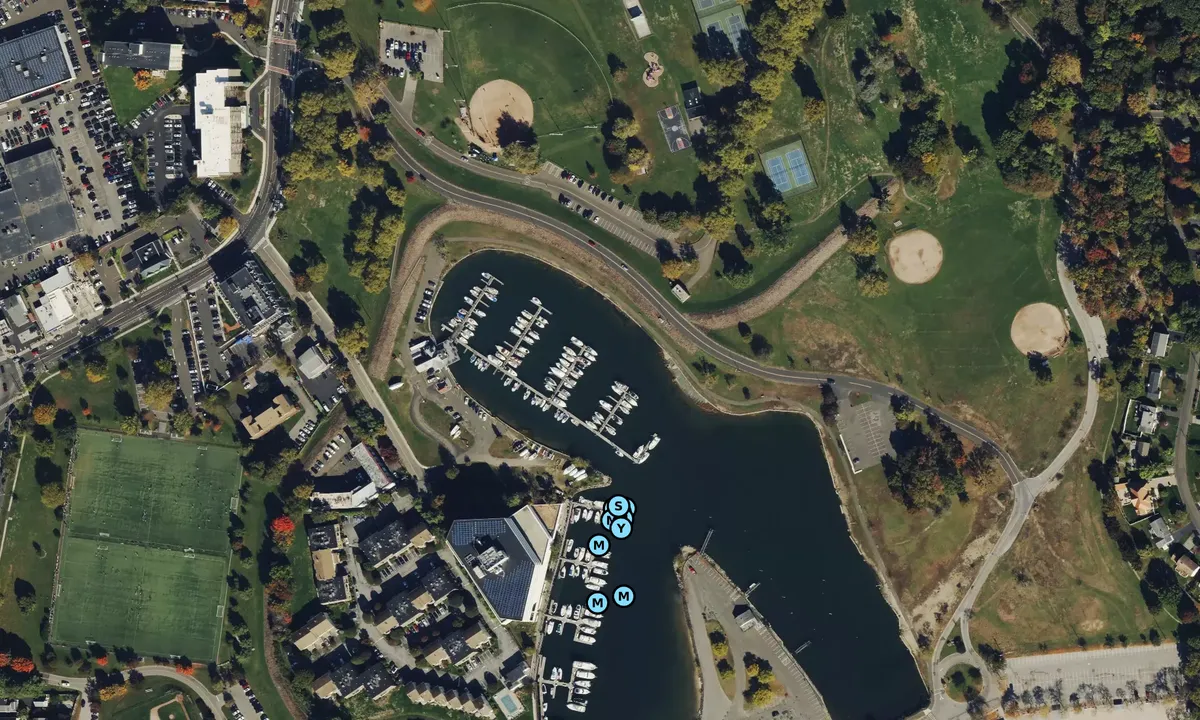 Satelite image of Halloween Yacht Club