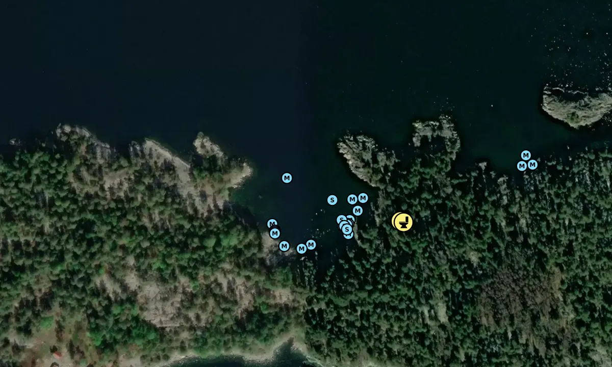 Satelite image of Halsö - Stora Örnkroken