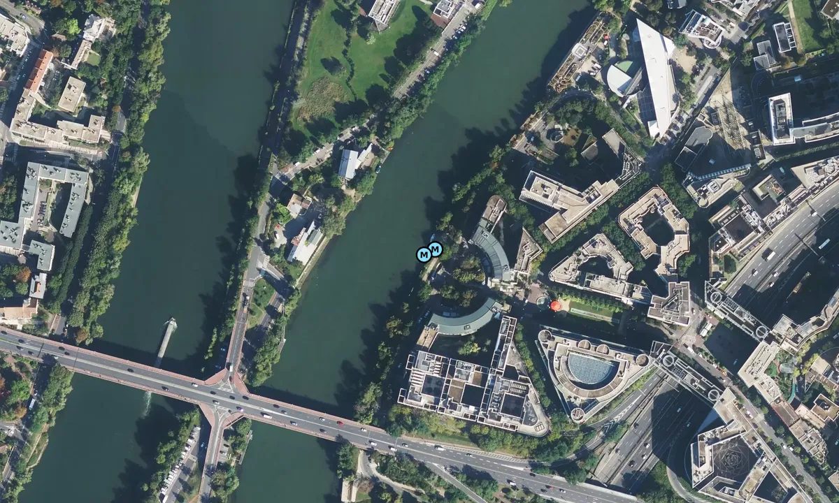 Satelite image of Halte de Plaisance de Rueil
