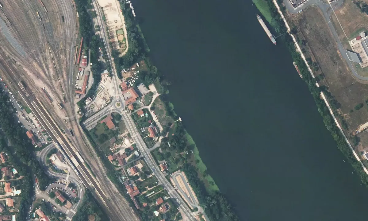 Satelite image of Halte Fluviale Saint Germain