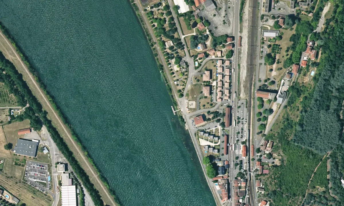 Flyfoto av Halte Fluviale Saint Vallier