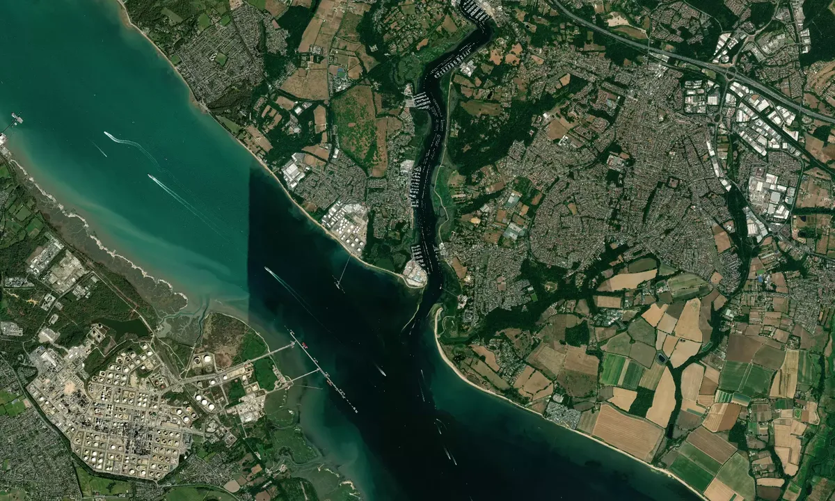 Flyfoto av Hamble Point Marina - Hamble-le-Rice