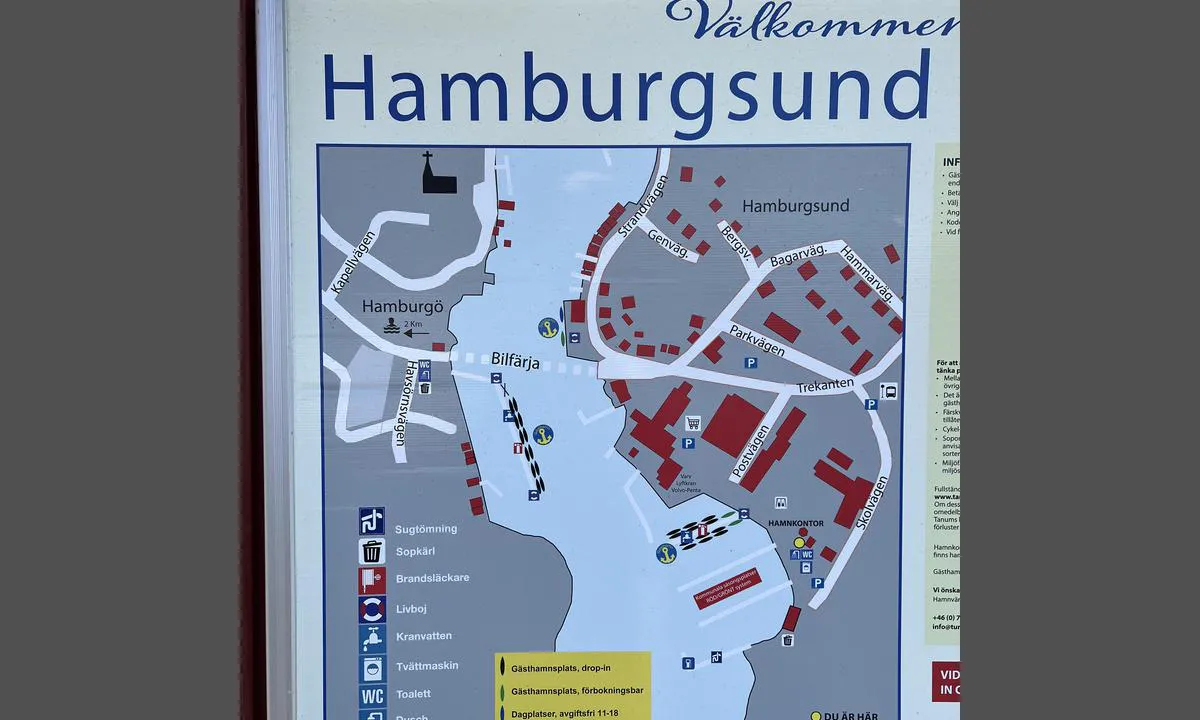 Hamburgsund: Local Map
