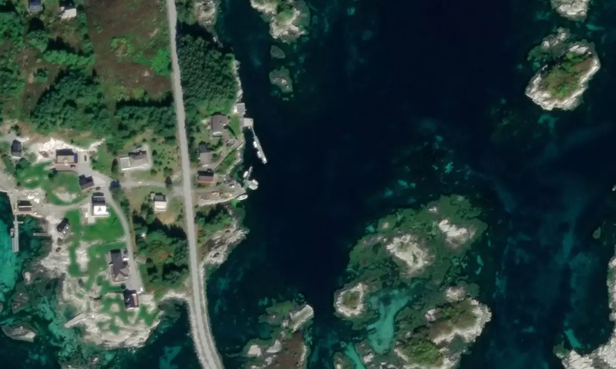 Satelite image of Hammarøy