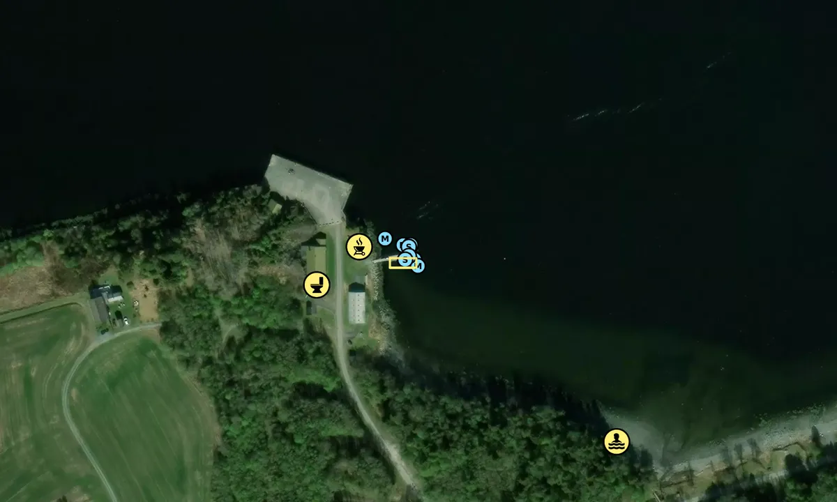 Satelite image of Håmmårsbukta