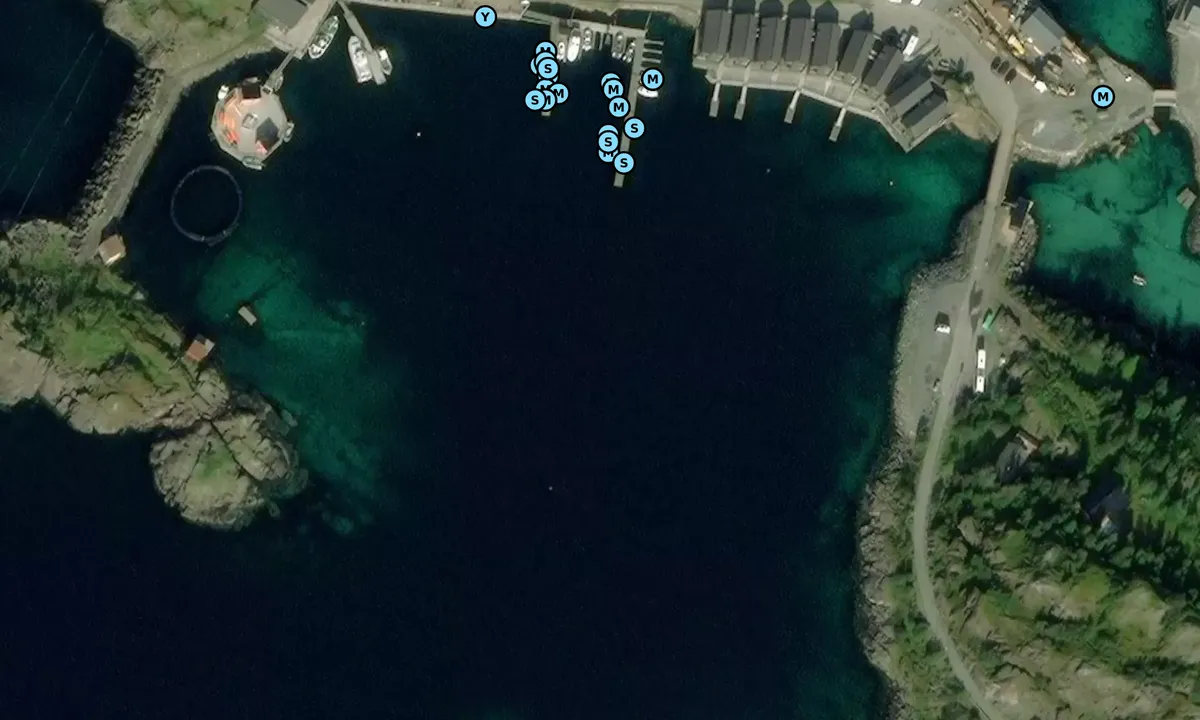 Satelite image of Hamn i Senja