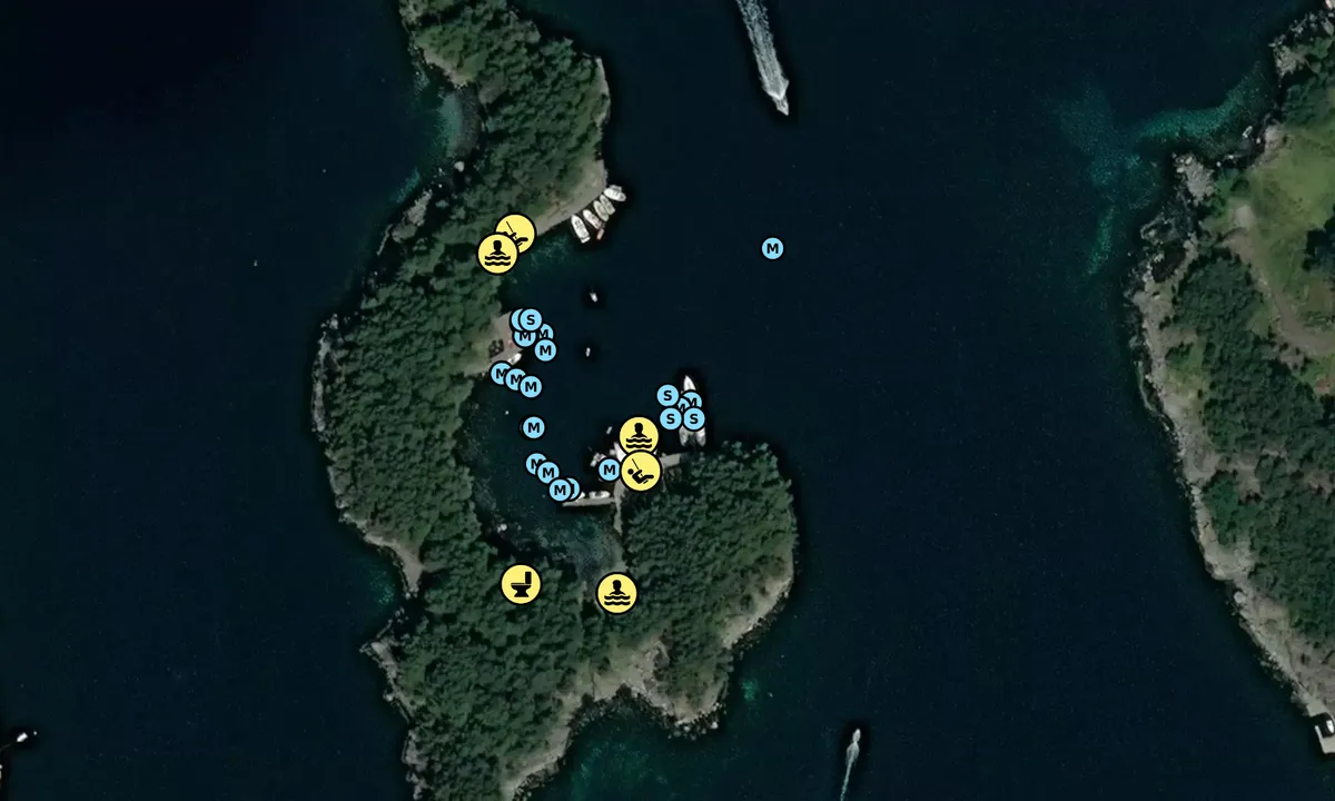 Satelite image of Hamnarholmen