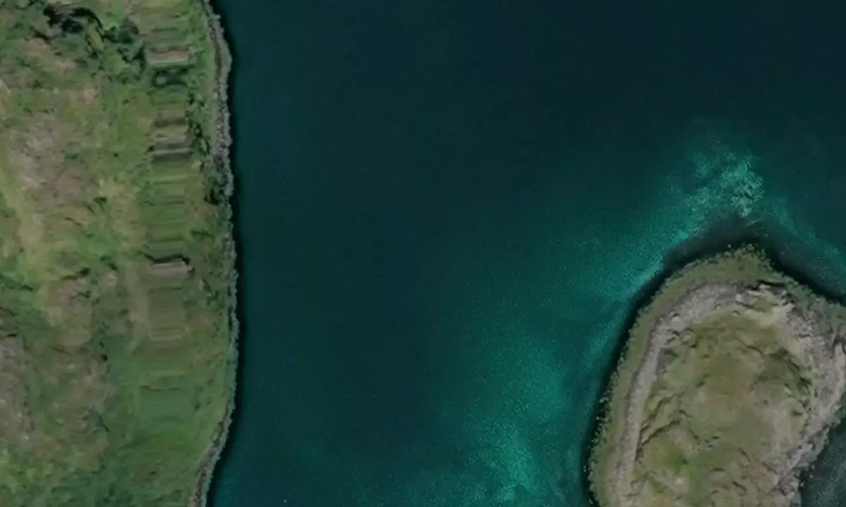 Satelite image of Hamnebukta - Hasvik