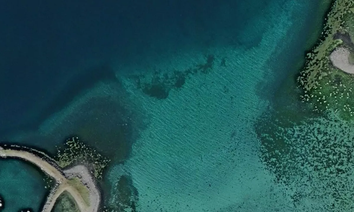 Satelite image of Hamneidet Småbåthavn