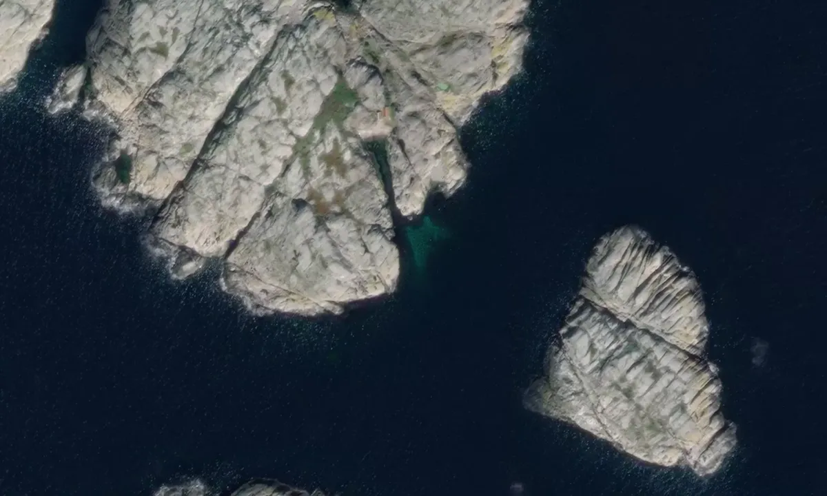Flyfoto av Hamnerö - Väderöarna