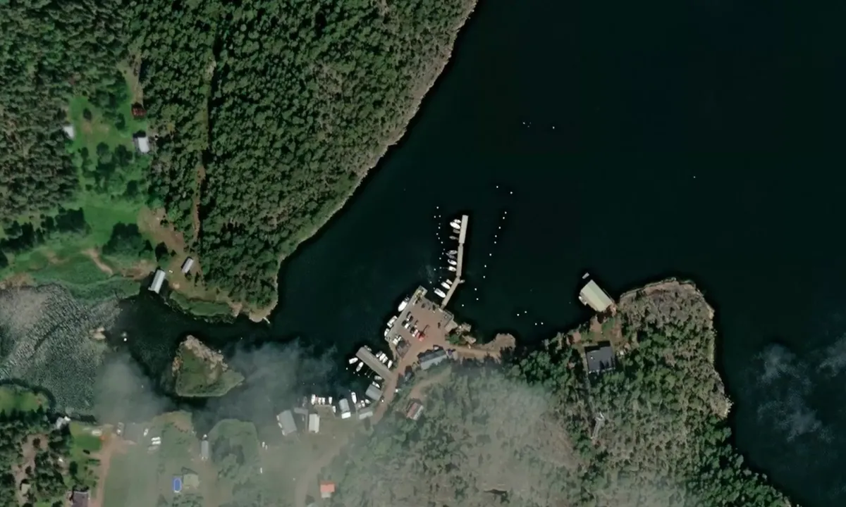 Flyfoto av Hamnsundet - Saltvik