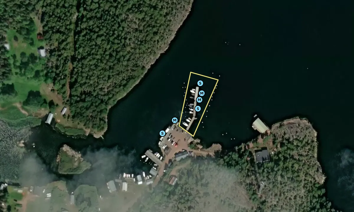 Satelite image of Hamnsundet - Saltvik