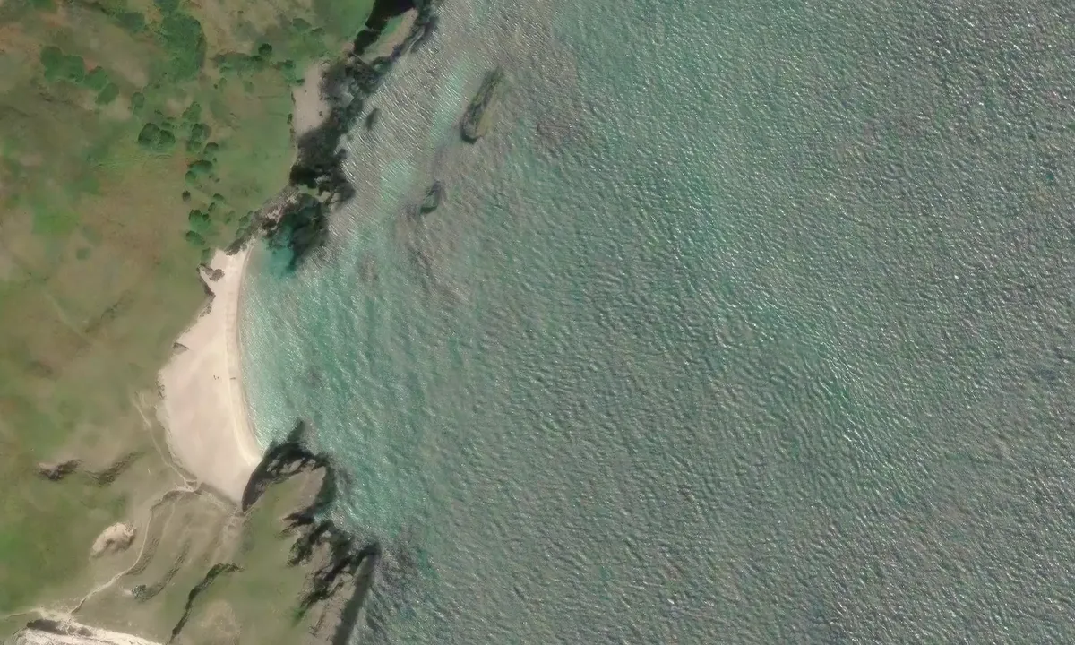 Satelite image of Handa Island