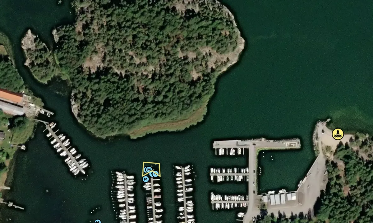 Satelite image of Hangonkylän Harbour