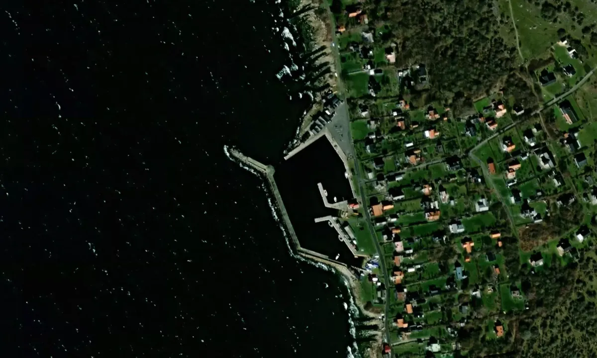 Flyfoto av Hanö - Sölvesborg
