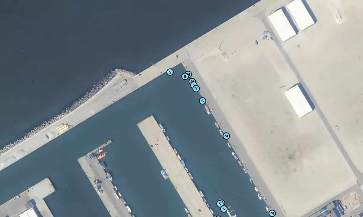 Satelite image of Hanstholm Havn