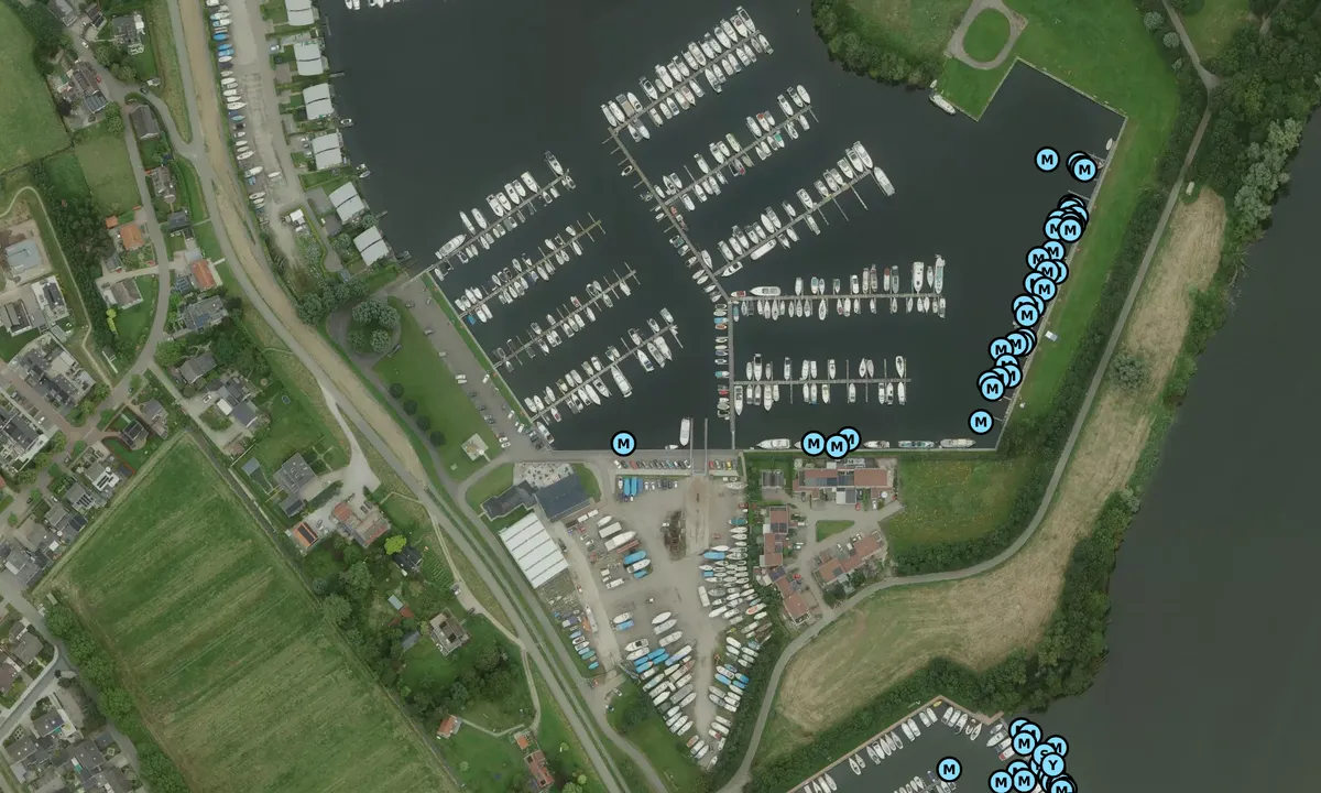 Satelite image of Hanzeland Yacht Harbour